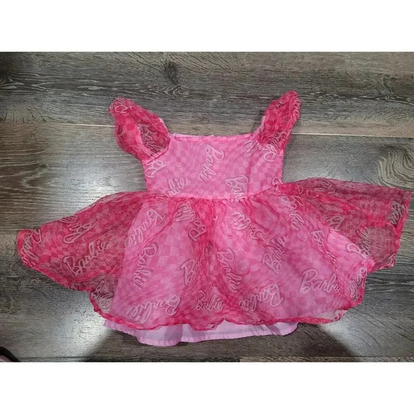 Barbie Pink Baby‎ Girl Dress 12 Months #r - Picture 1 of 3